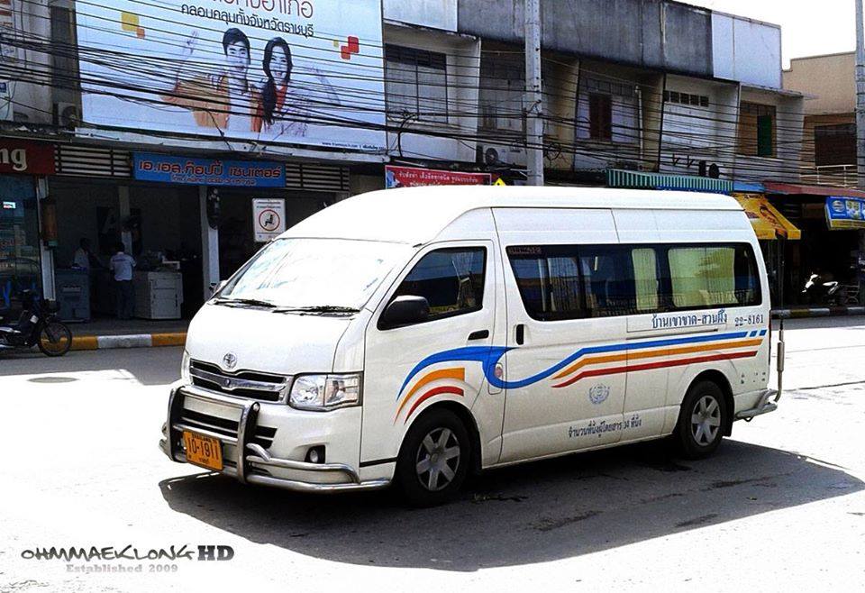 รถตู้สาย 8161 ช่วงราชบุรี - จอมบึง - ราชภัฏ